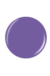 Pale purple circle shape nail enamel sample swatch in white color background